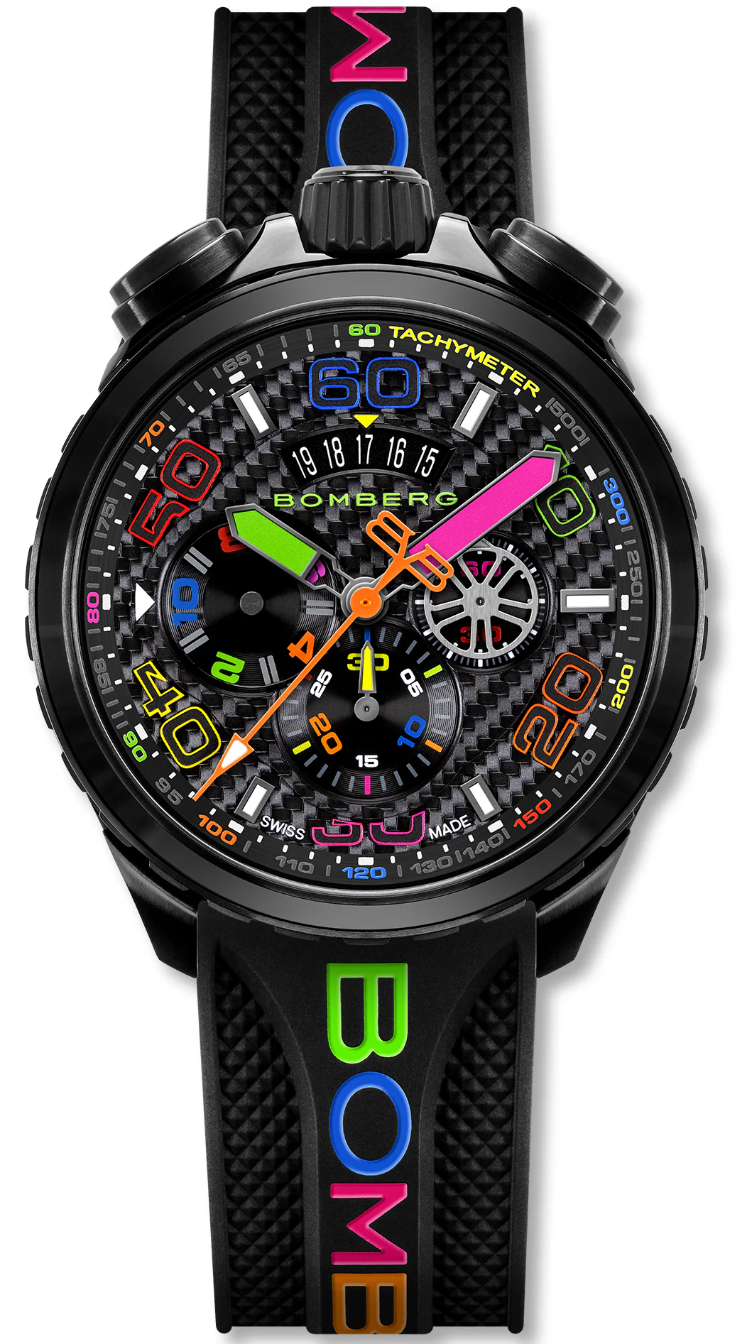 Bomberg Bolt-68 Racing Chroma Carbone Black Limited Edition Watch