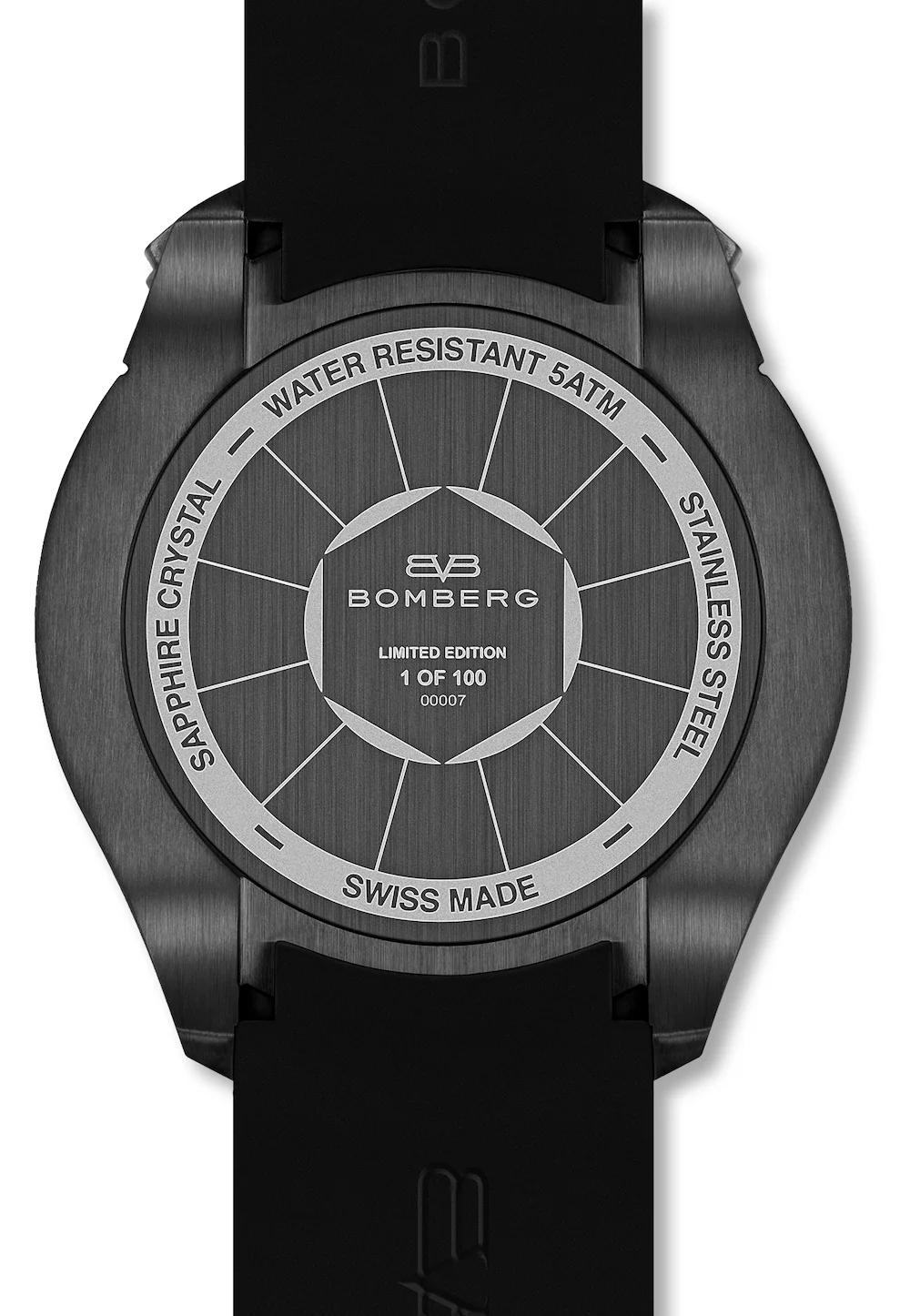 Bomberg Bolt-68 Racing Chroma Carbone Black Limited Edition Watch - Image 5