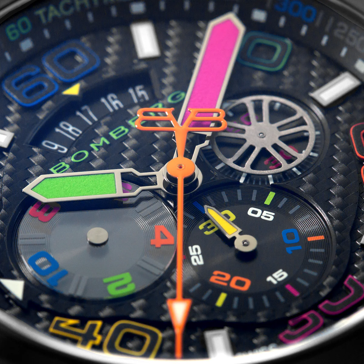 Bomberg Bolt-68 Racing Chroma Carbone Black Limited Edition Watch - Image 6