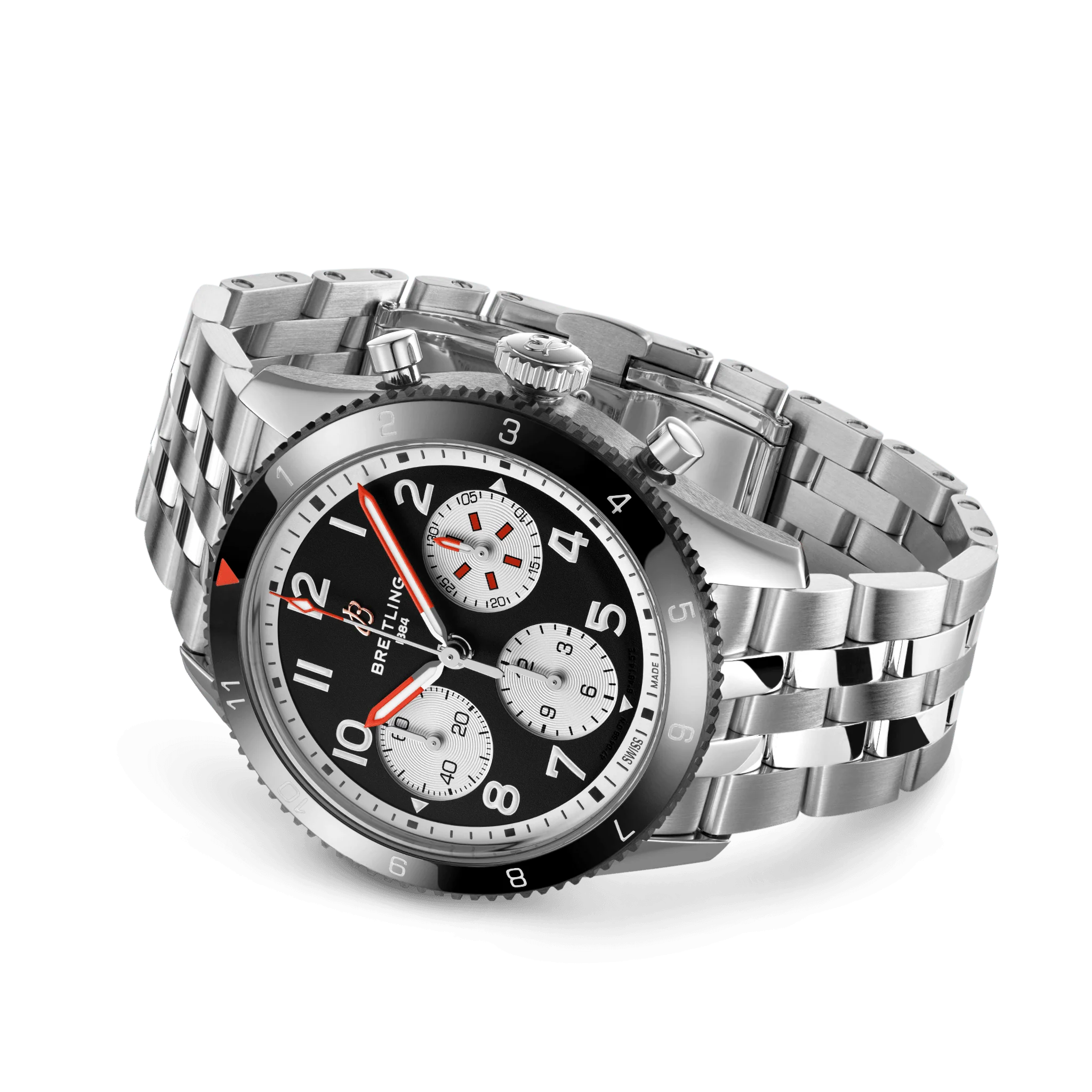 Breitling Classic AVI Chronograph 42 Mosquito Bracelet Watch - Image 3