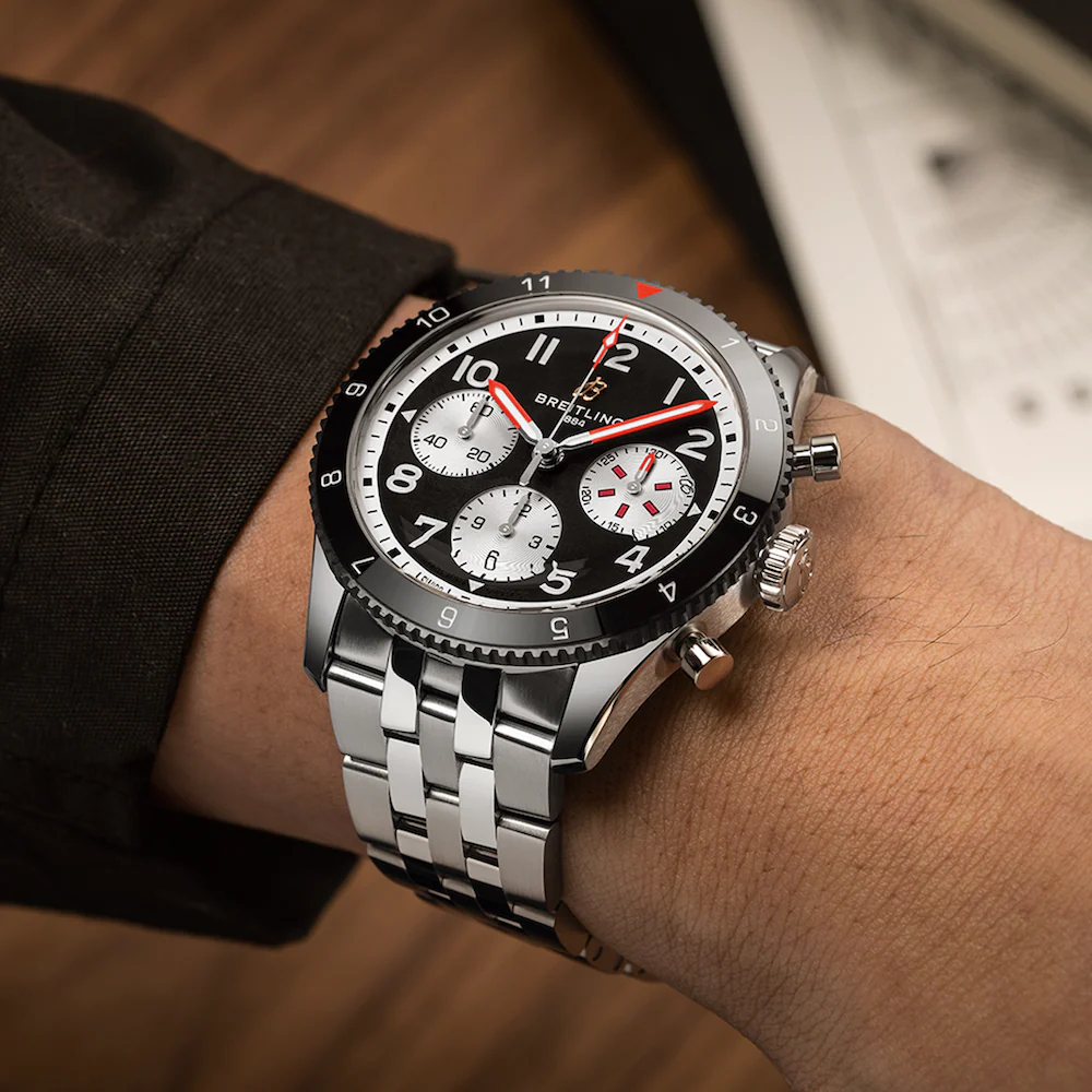 Breitling Classic AVI Chronograph 42 Mosquito Bracelet Watch - Image 5