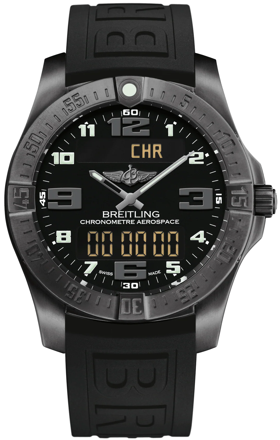 Breitling Watch Aerospace Black Titanium Volcano Black