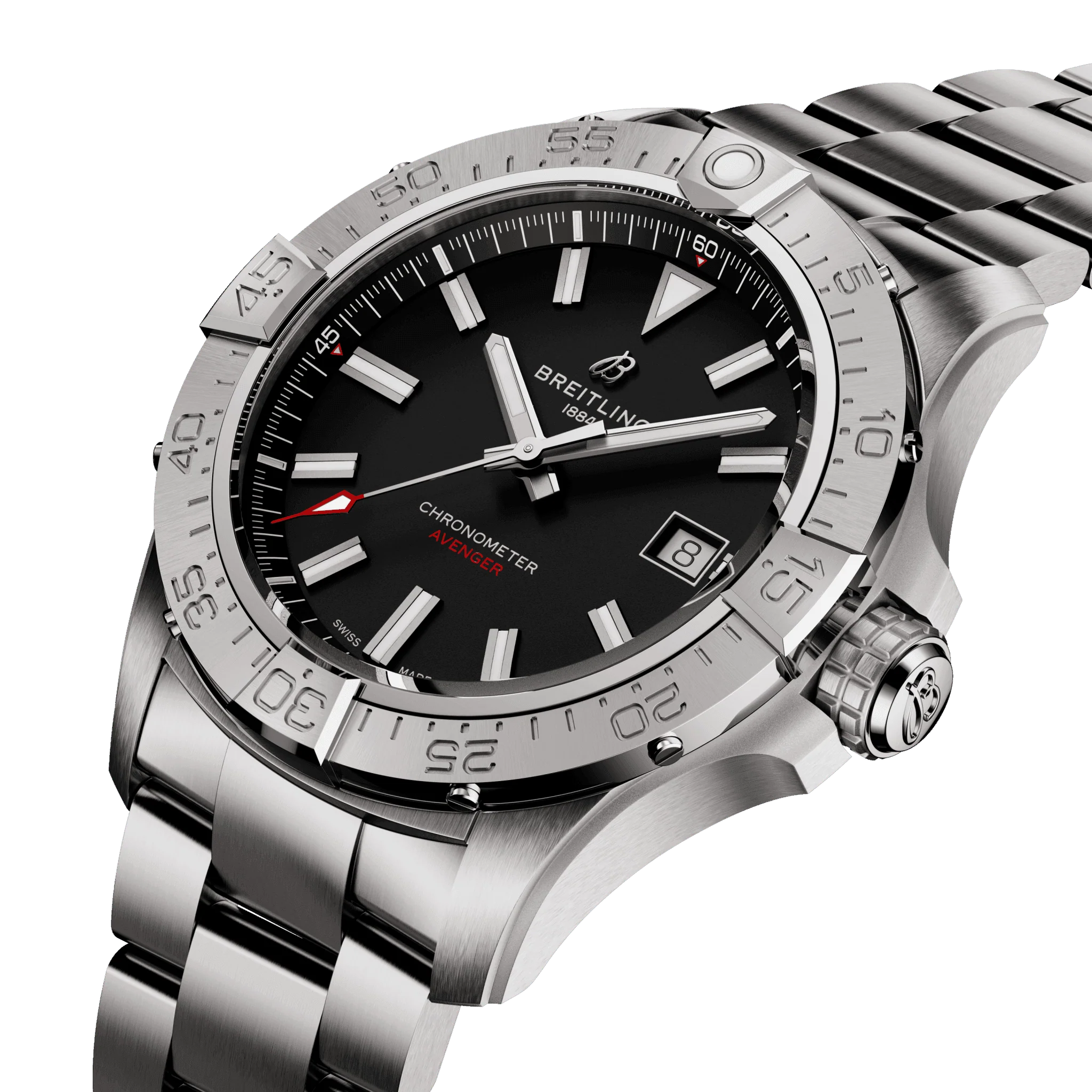 Breitling Avenger Automatic 42 Black Bracelet Watch - Image 2