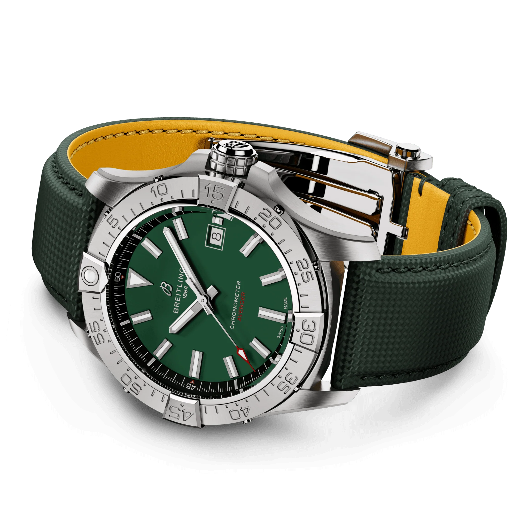 Breitling Avenger Automatic 42 Green Watch - Image 3