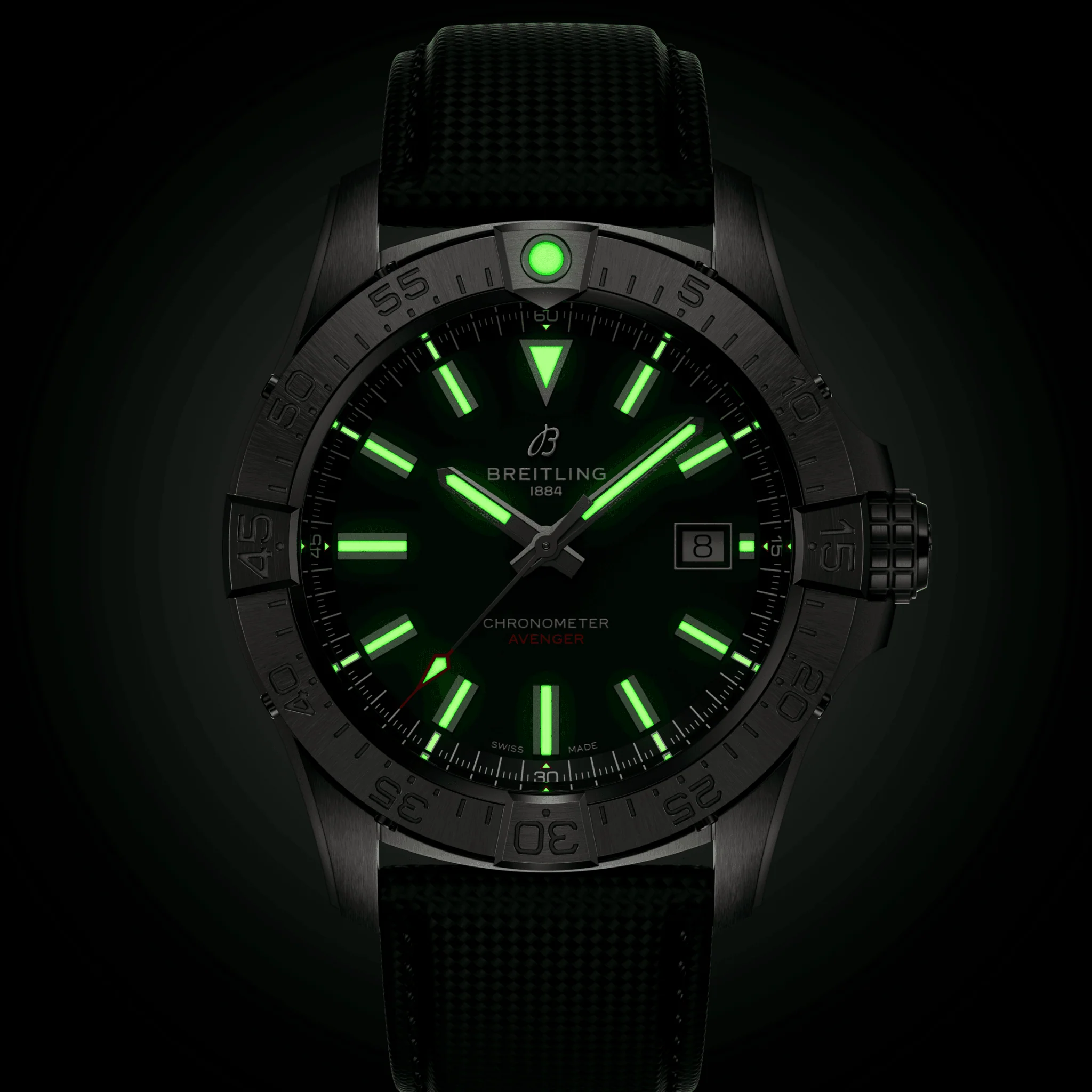 Breitling Avenger Automatic 42 Green Watch - Image 6