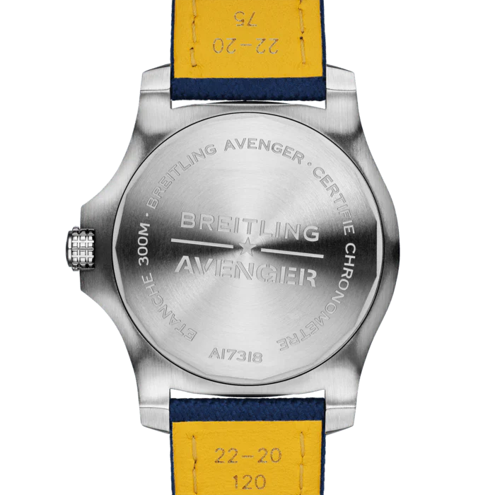 Breitling Watch Avenger Automatic 43 Leather Folding Clasp D - Image 2