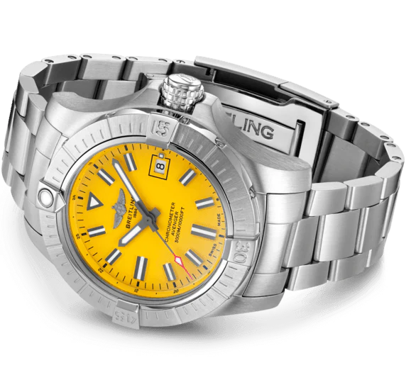 Breitling Watch Avenger Automatic 45 Seawolf Steel Bracelet - Image 3