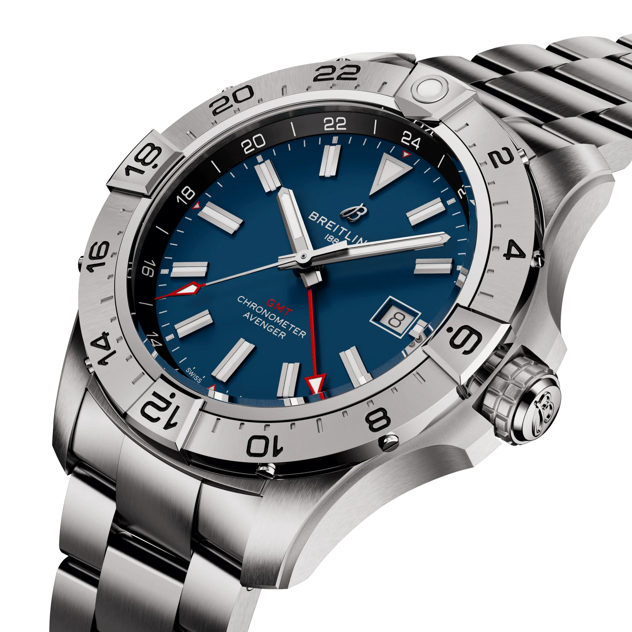 Breitling Avenger Automatic GMT 44 Blue Bracelet Watch - Image 2
