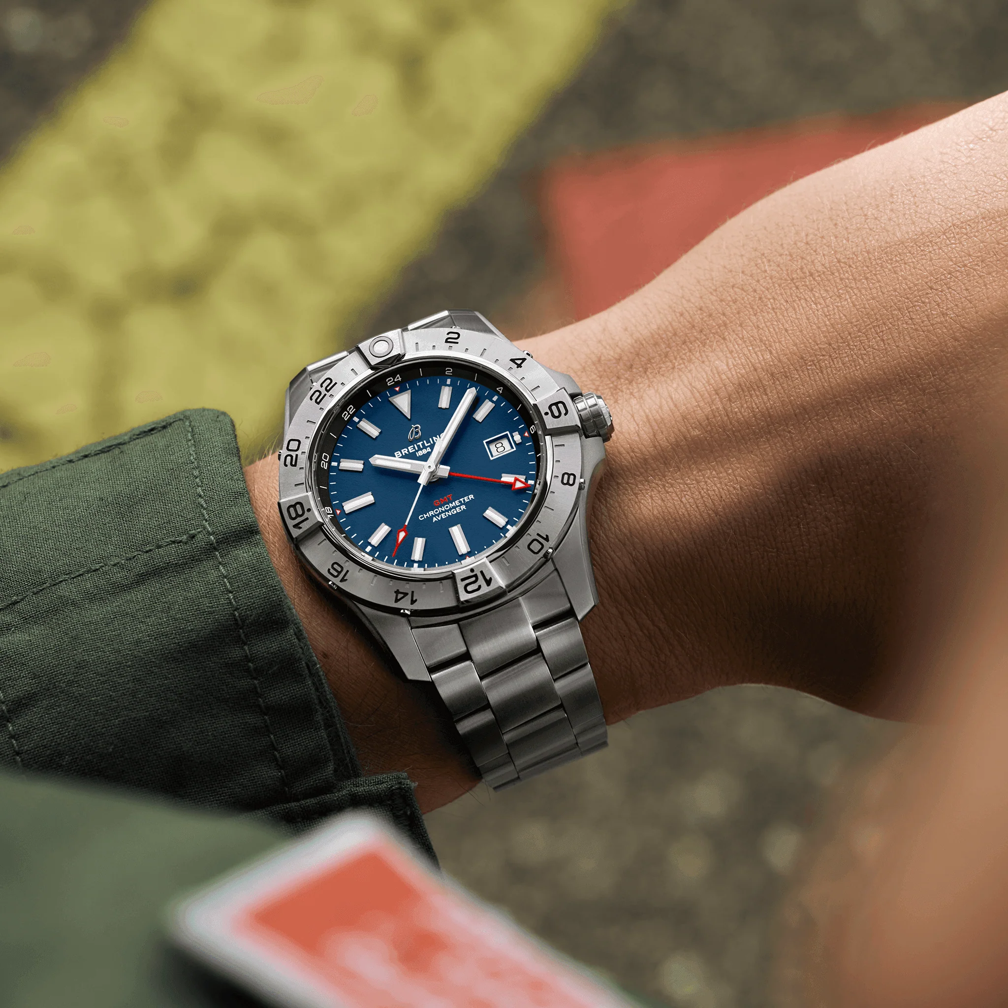 Breitling Avenger Automatic GMT 44 Blue Bracelet Watch - Image 5