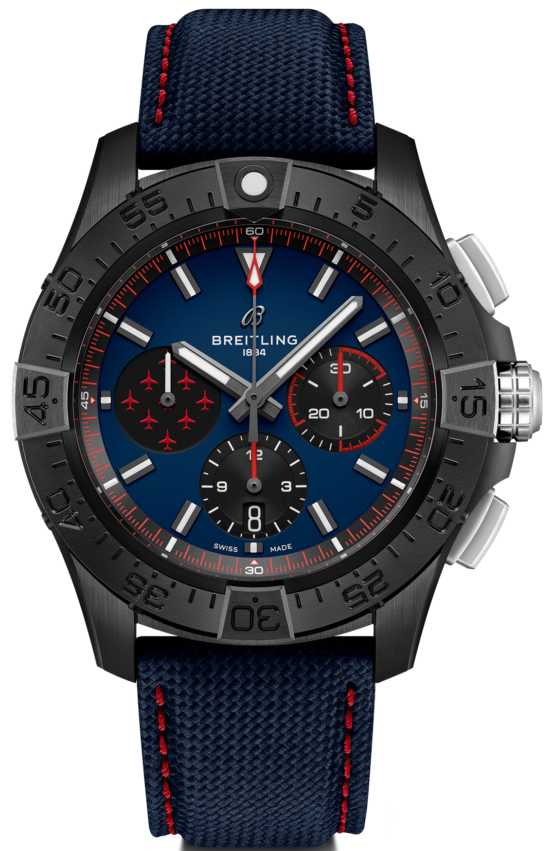 Breitling Avenger B01 44 Night Mission Red Arrows Watch