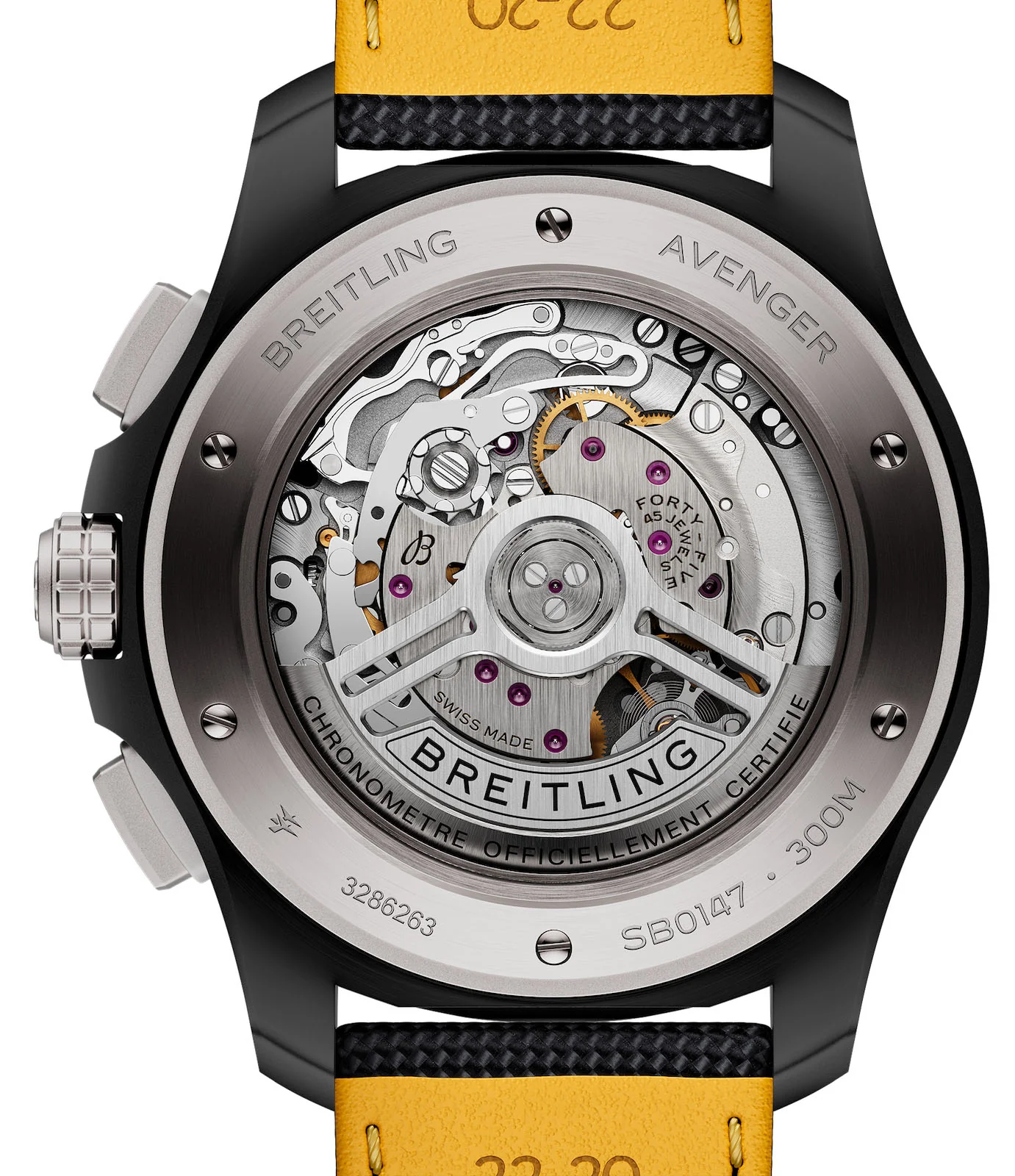 Breitling Avenger B01 Chronograph 44 Night Mission Carbon Watch - Image 4