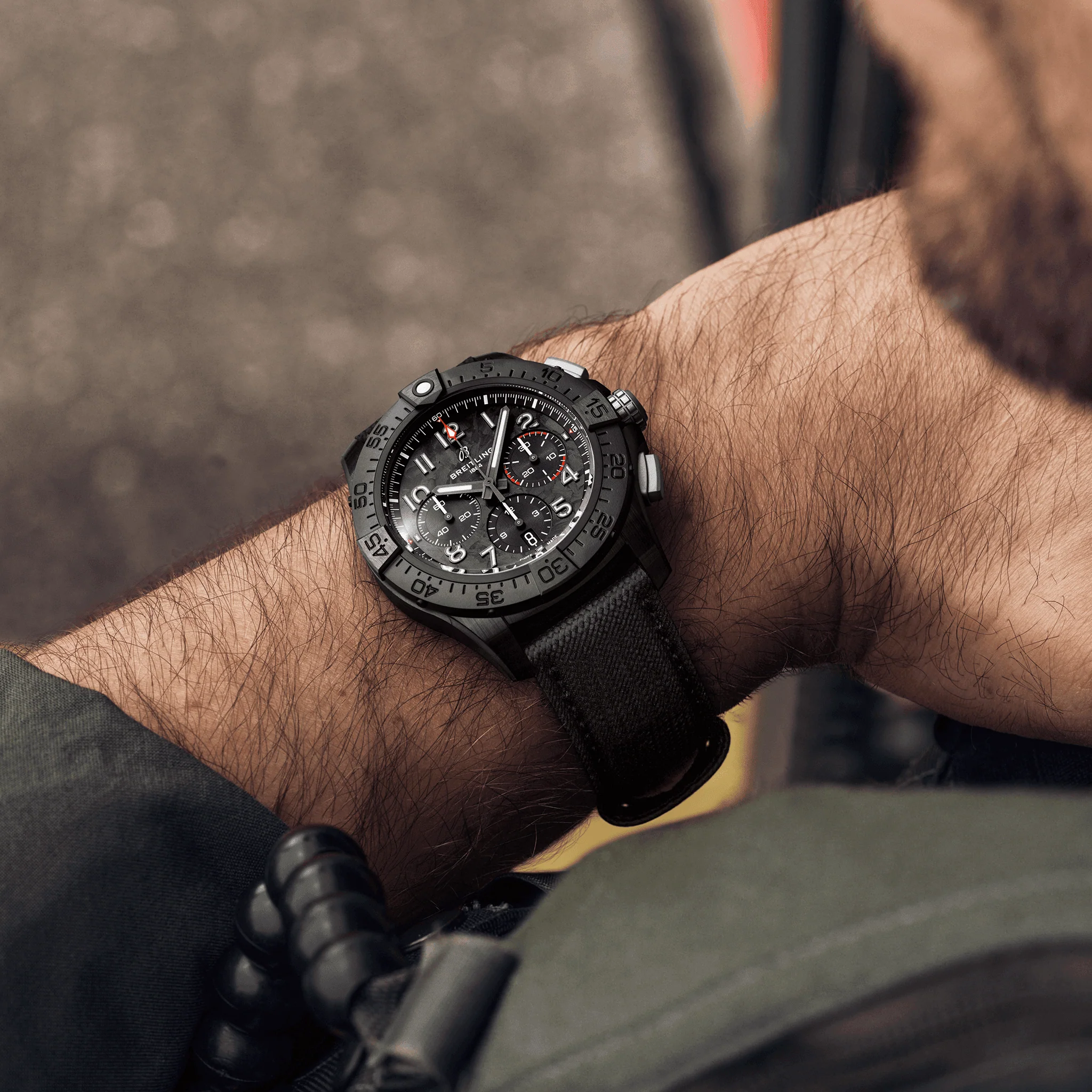 Breitling Avenger B01 Chronograph 44 Night Mission Carbon Watch - Image 5