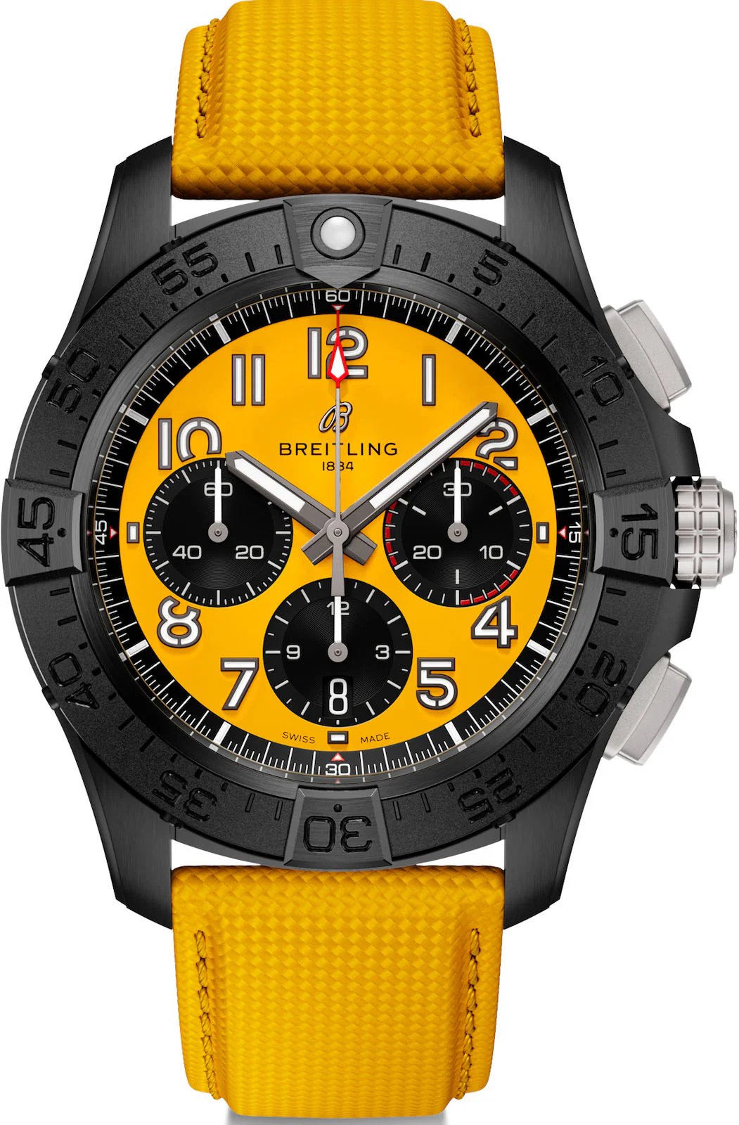Breitling Avenger B01 Chronograph 44 Night Mission Yellow Watch