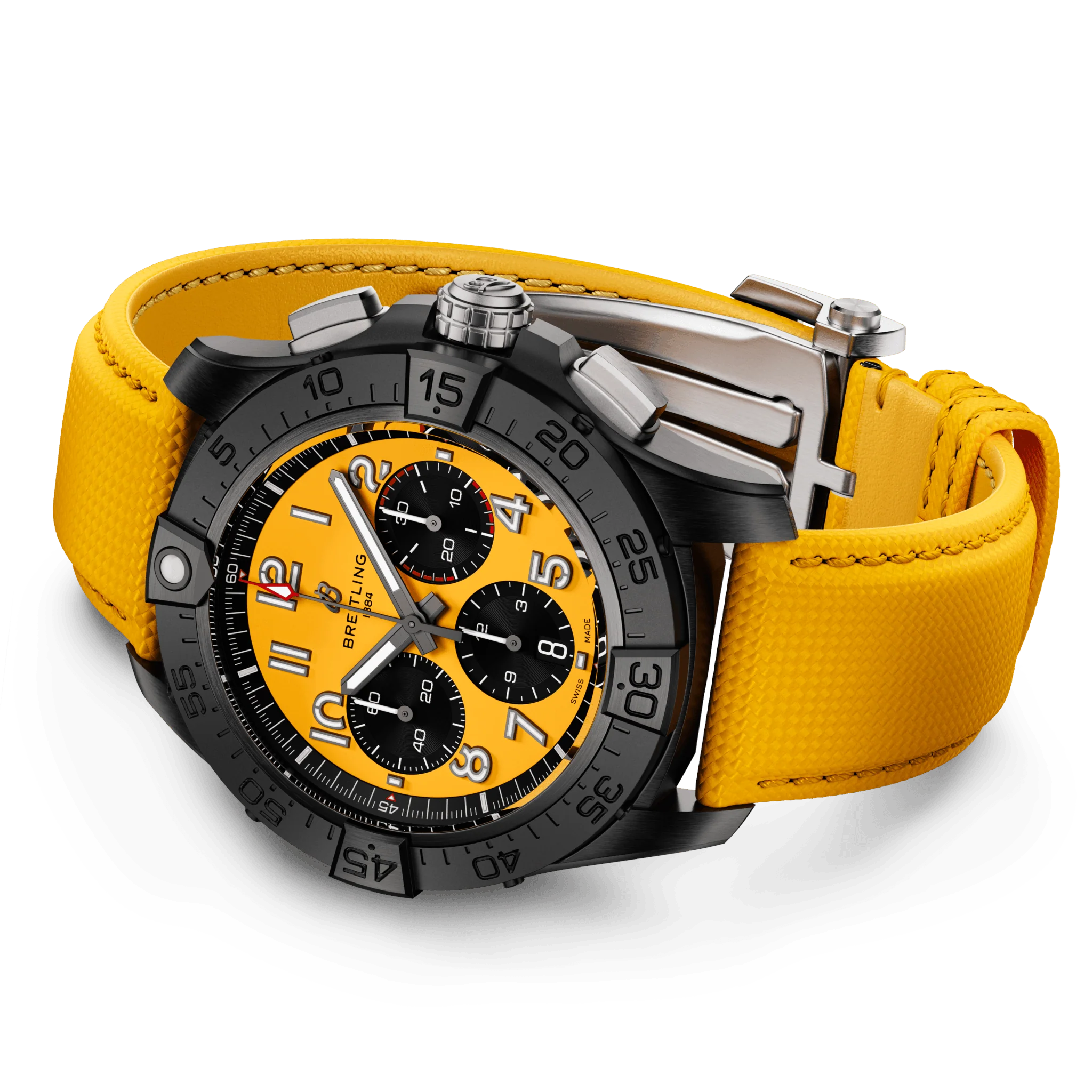 Breitling Avenger B01 Chronograph 44 Night Mission Yellow Watch - Image 3