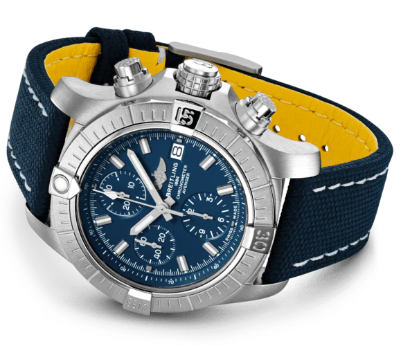 Breitling Watch Avenger Chronograph 43 Leather Folding Clasp - Image 3