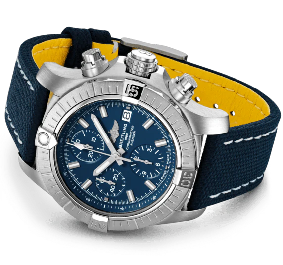 Breitling Watch Avenger Chronograph 43 Leather Tang Type - Image 3