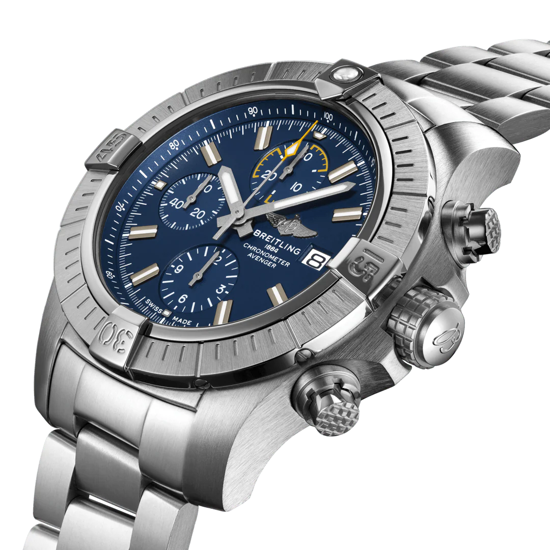 Breitling Watch Avenger Chronograph 45 Blue Bracelet D - Image 4