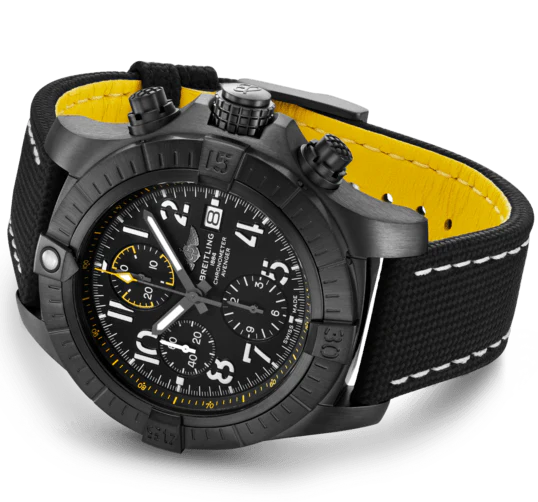 Breitling Watch Avenger Chronograph 45 Night Mission Leather Tang Type - Image 4