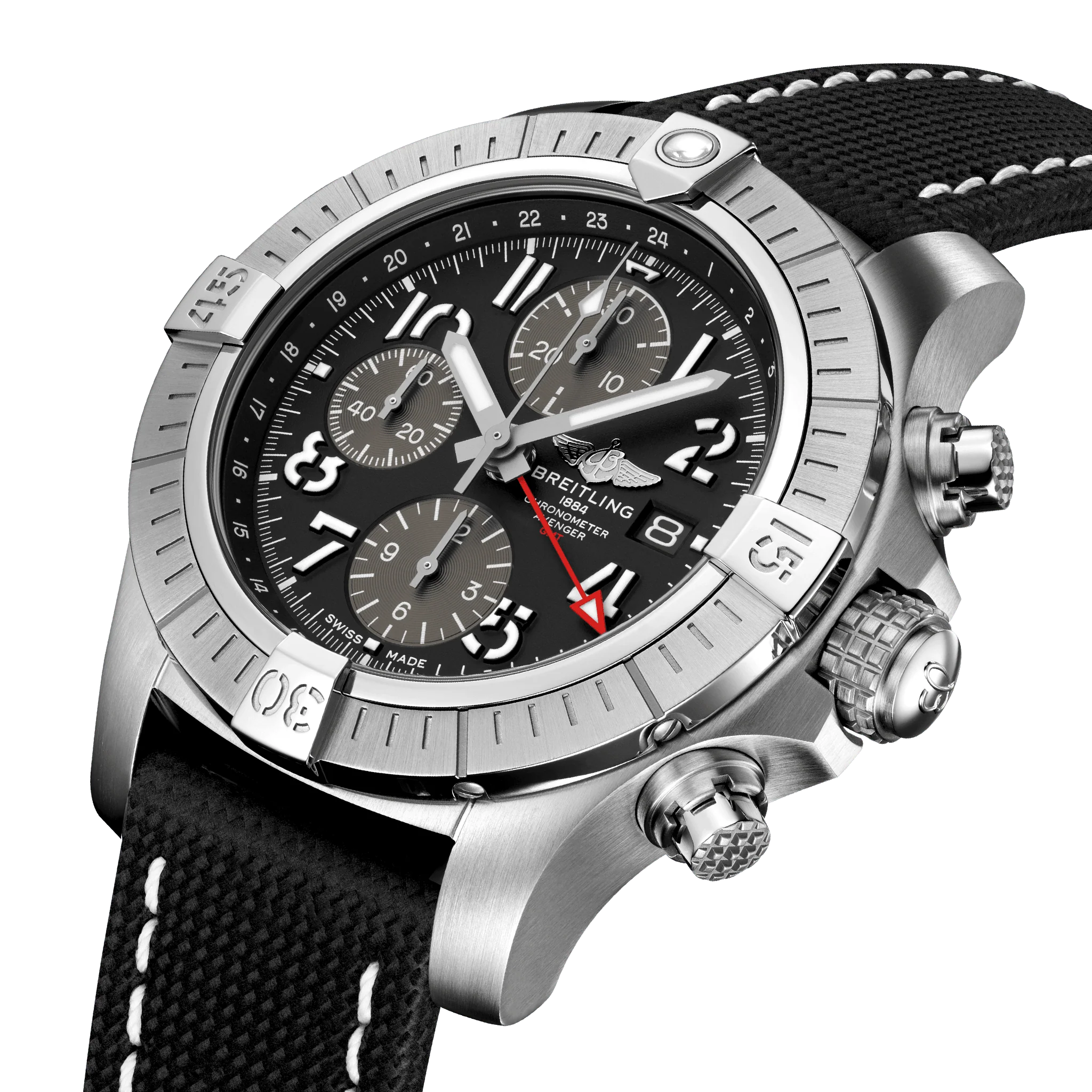 Breitling Watch Avenger Chronograph GMT 45 Tang Type - Image 2