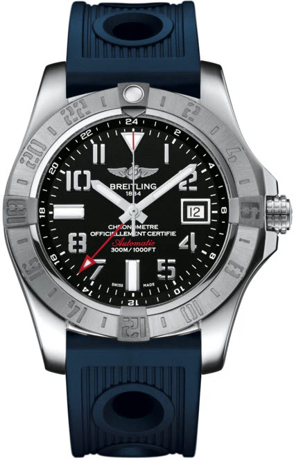 Breitling Watch Avenger II GMT Volcano Black