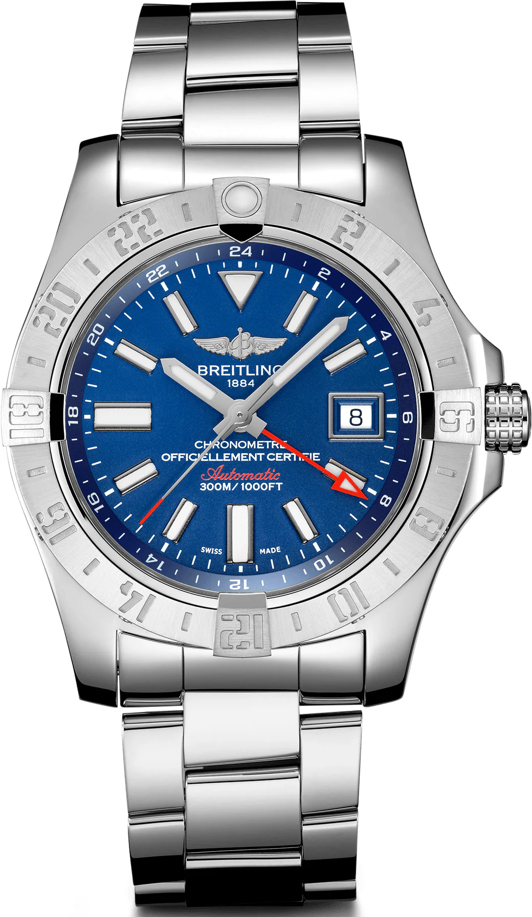 Breitling Watch Avenger II GMT Mariner Blue