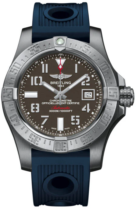 Breitling Watch Avenger Seawolf Tungsten Grey
