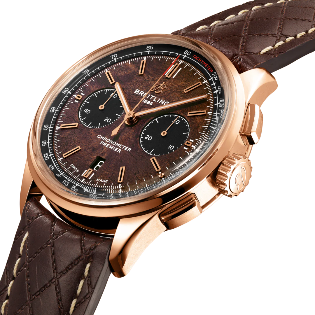 Breitling Watch B01 Chronograph 42 Bentley Centenary Red Gold Limited Edition - Image 3