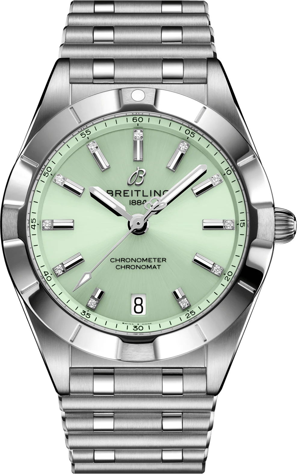 Breitling Chronomat 32 Mint Green Watch