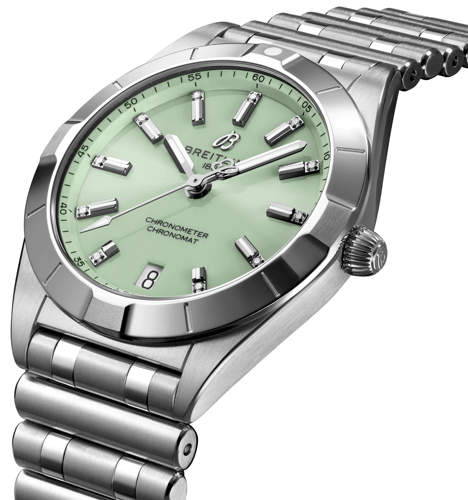 Breitling Chronomat 32 Mint Green Watch - Image 2