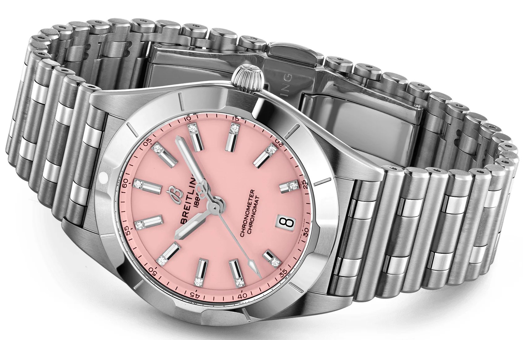 Breitling Chronomat 32 Pink Watch - Image 4
