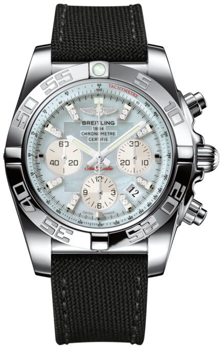 Breitling Watch Chronomat 44 Gray Pearl Diamond