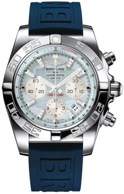 Breitling Watch Chronomat 44 Gray Pearl Diamond