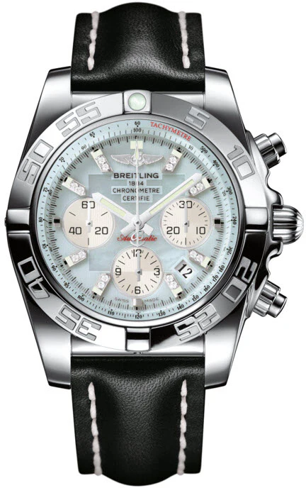 Breitling Watch Chronomat 44 Gray Pearl Diamond