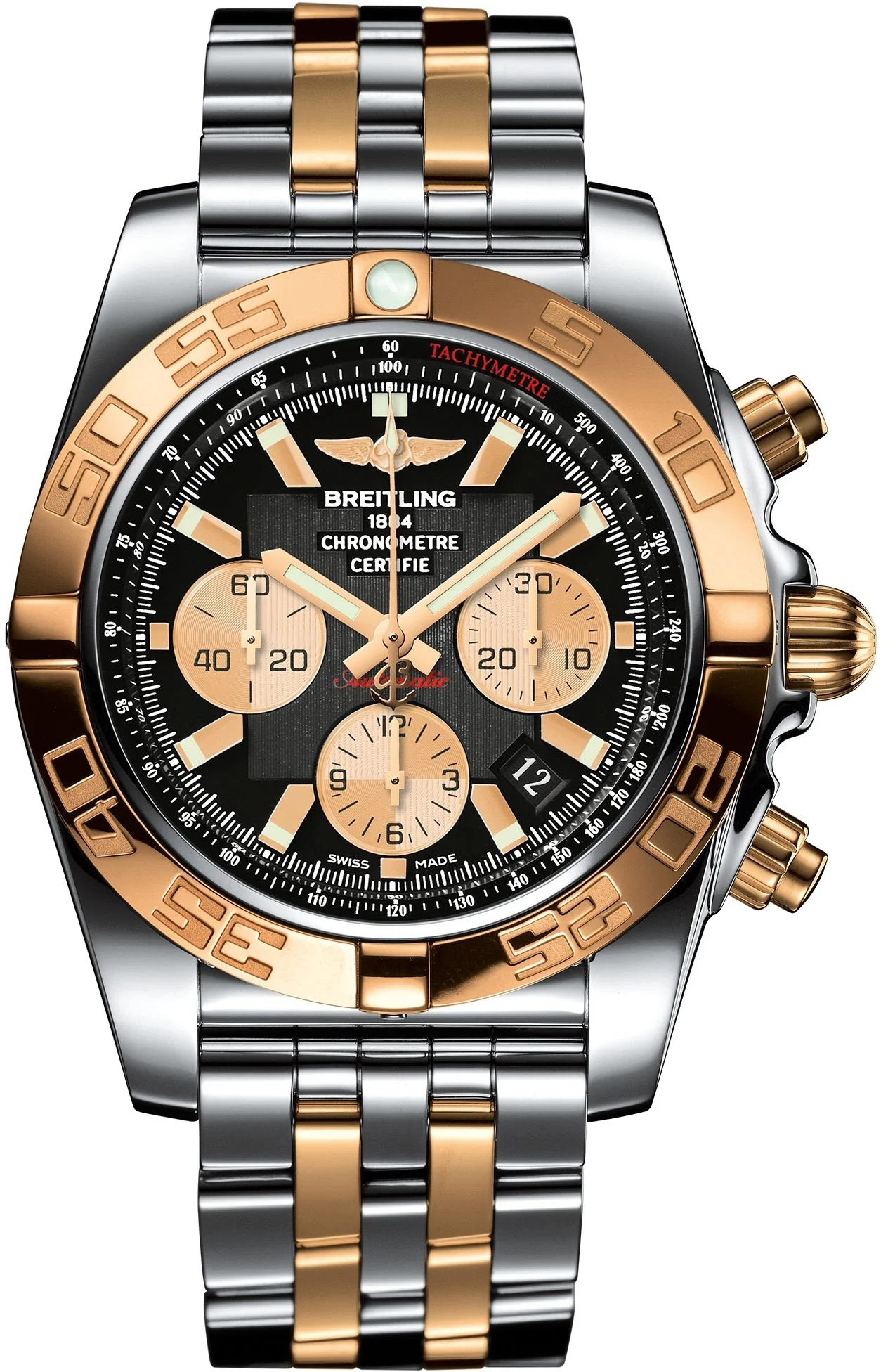 Breitling Watch Chronomat 44 Onyx Black Bicolour