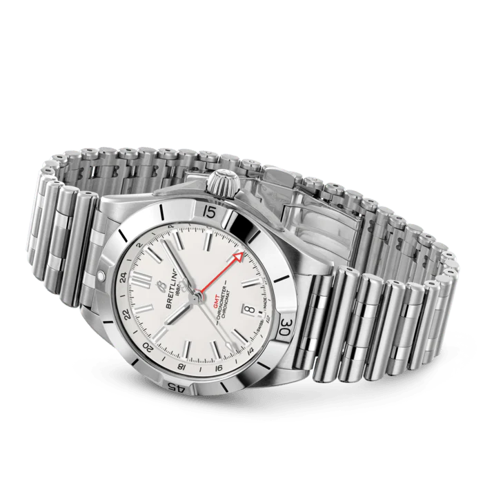 Breitling Chronomat Automatic GMT 40 White Watch - Image 3