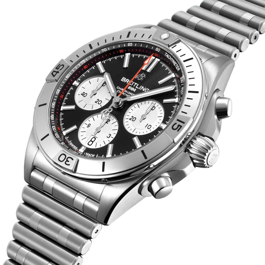 Breitling Chronomat B01 42 Black Bracelet Watch - Image 4