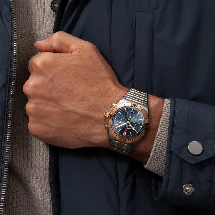 Breitling Chronomat B01 42 Blue Bracelet Watch - Image 5