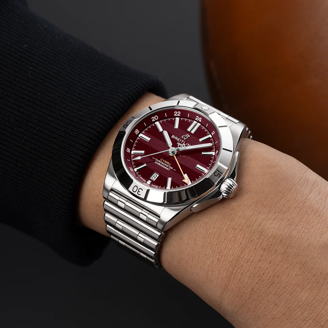 Breitling Chronomat Six Nations GMT 40 Wales Watch - Image 5
