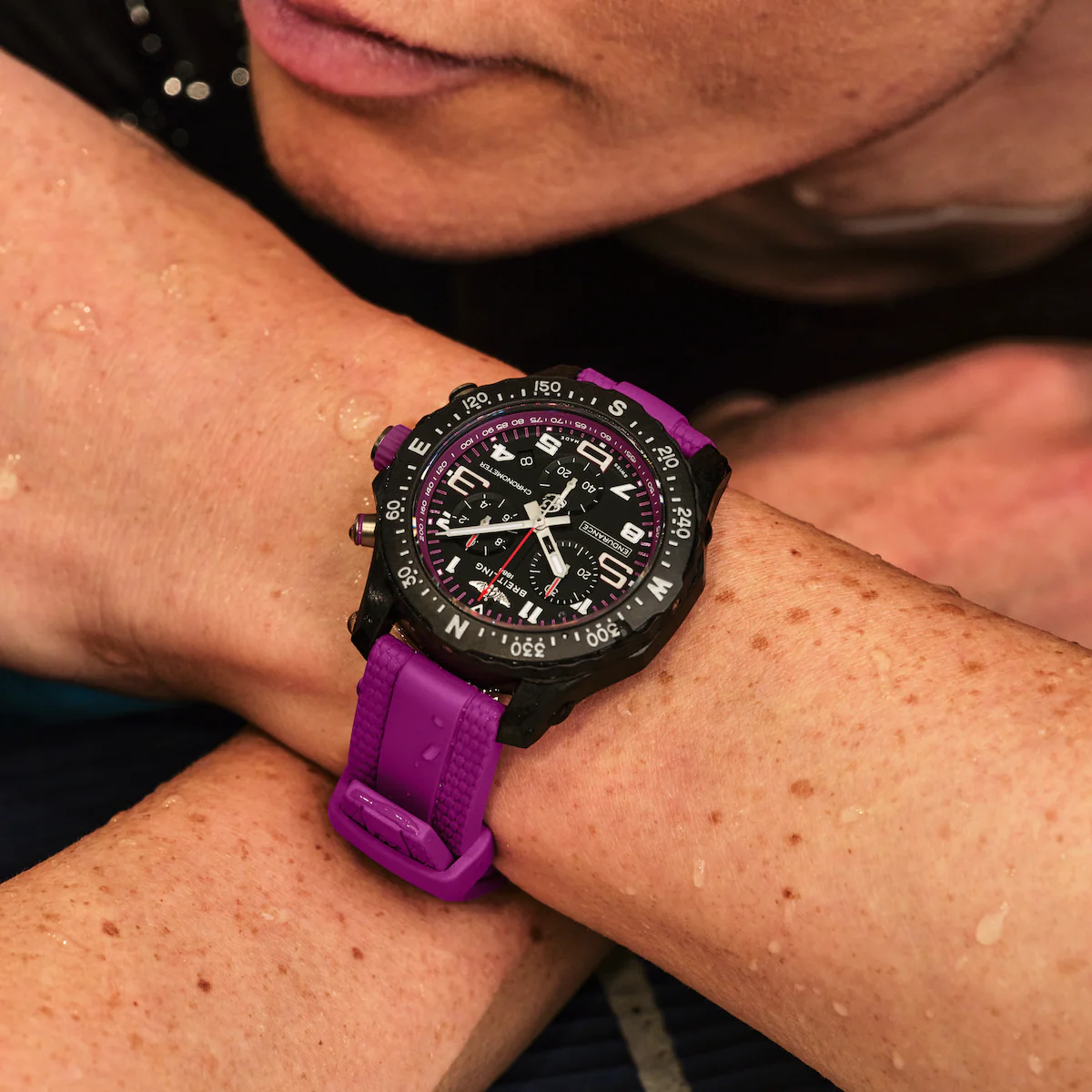 Breitling Professional Endurance Pro 38 Purple Watch - Image 7