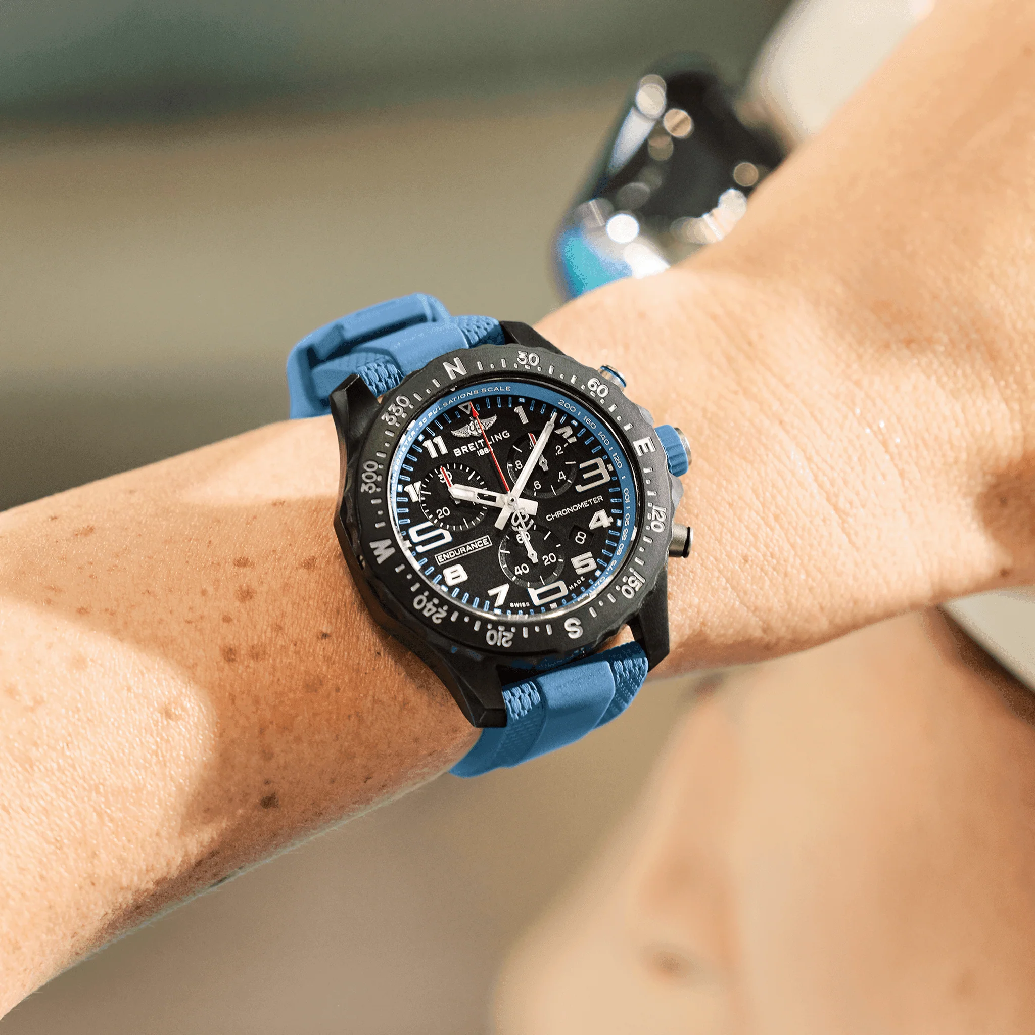Breitling Endurance Pro 44 Blue Watch - Image 6