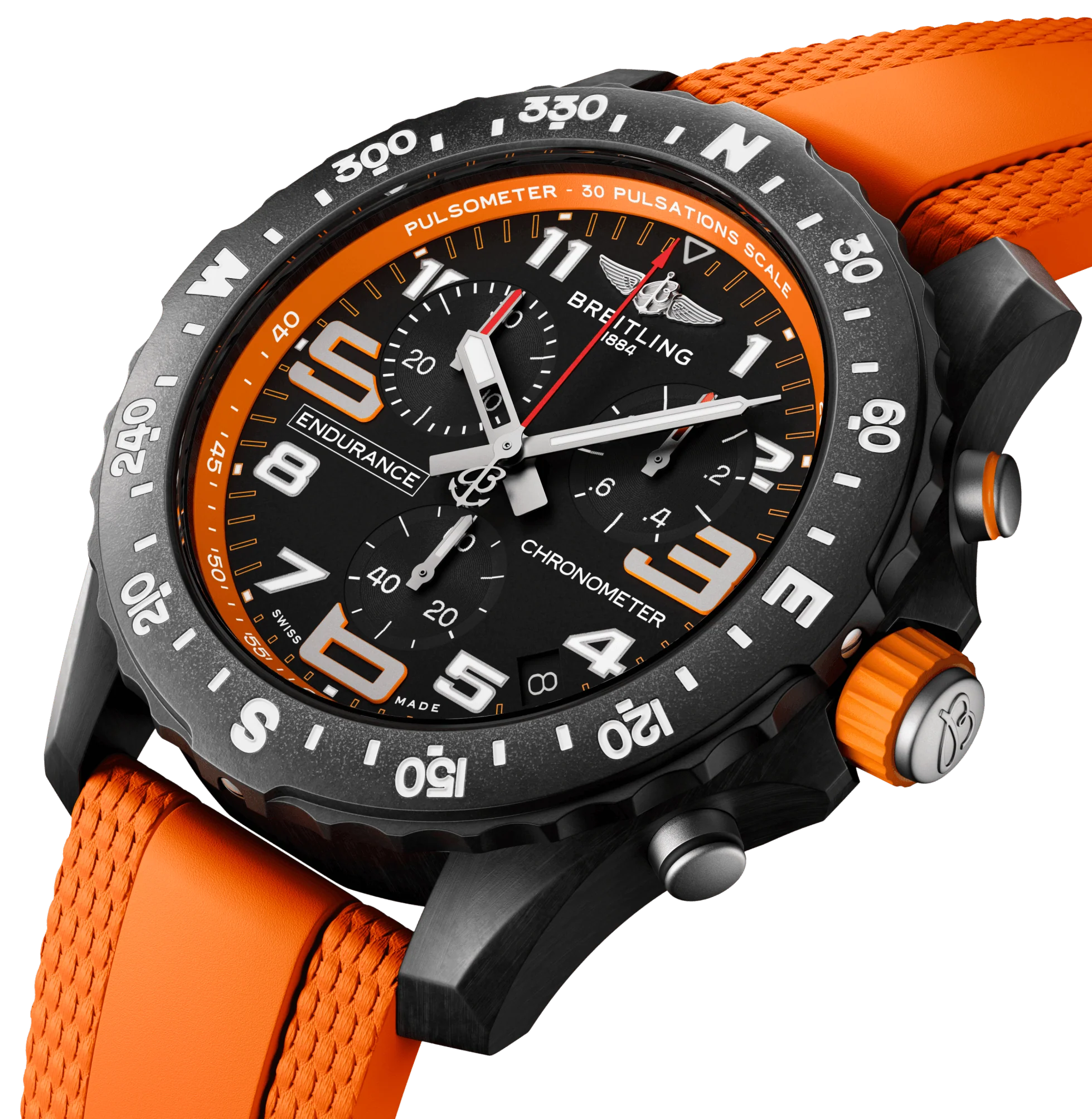 Breitling Endurance Pro 44 Orange Watch - Image 4