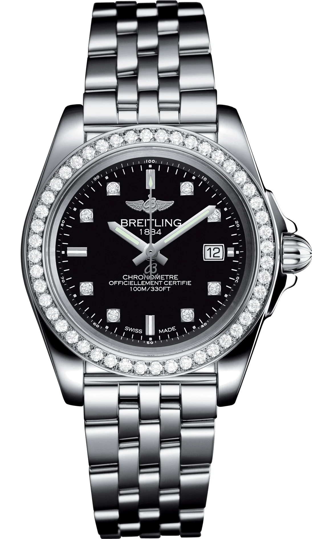 Breitling Watch Galactic 32 Sleek Edition Diamond Bracelet