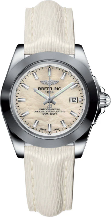 Breitling Watch Galactic 32 Sleek Edition Mother of Pearl