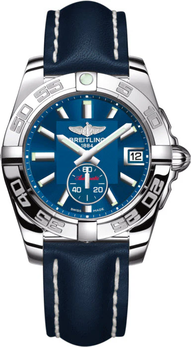 Breitling Watch Galactic 36 Automatic Gun Blue