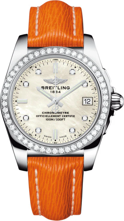 Breitling Watch Galactic 36 SleekT Pearl Diamond
