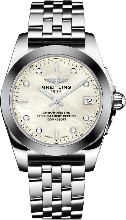 Breitling Watch Galactic 36 SleekT Pearl Diamond