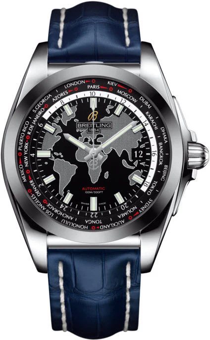 Breitling Watch Galactic Unitime SleekT Trophy Black