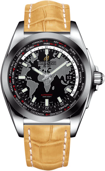 Breitling Watch Galactic Unitime SleekT Trophy Black