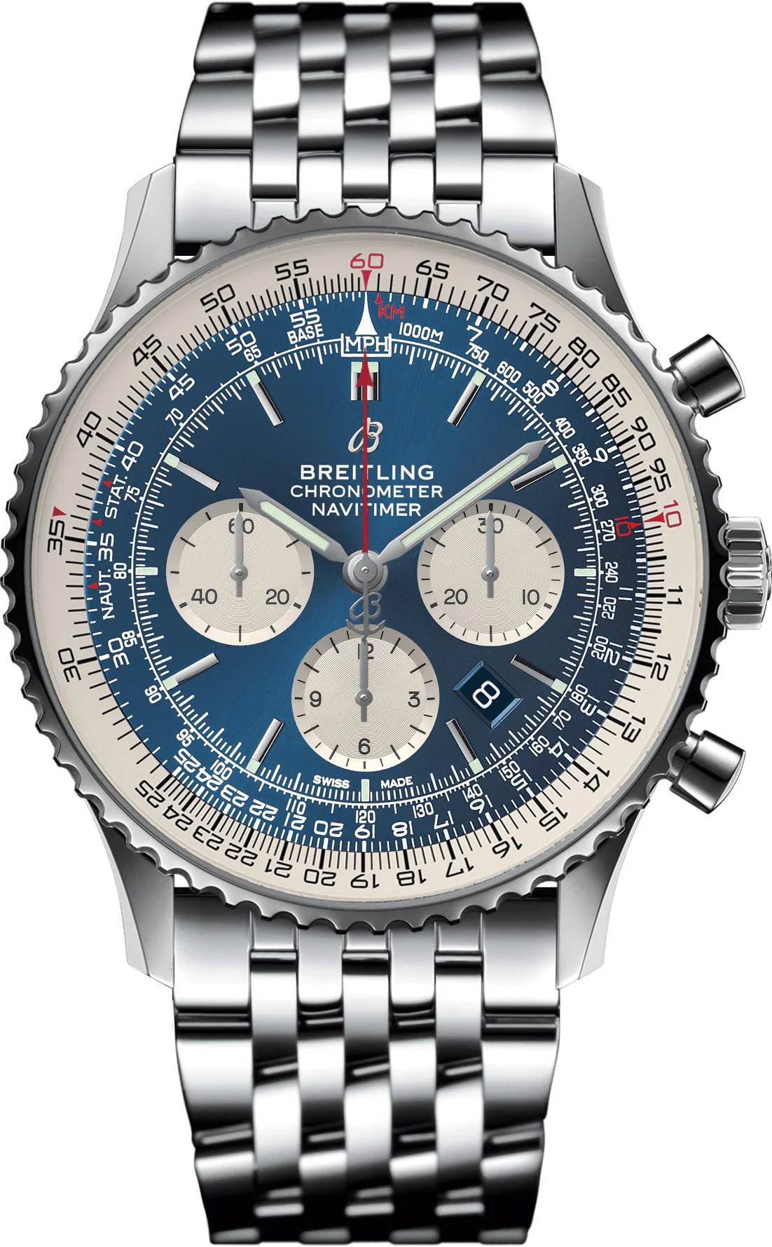 Breitling Watch Navitimer 1 B01 Chronograph 46 Navitimer Bracelet