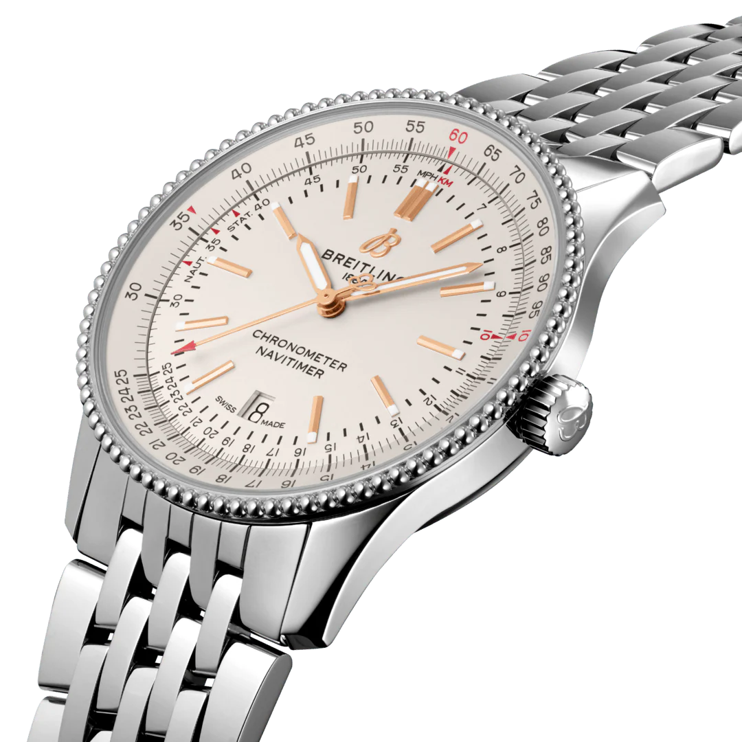 Breitling Watch Navitimer Automatic 41 Silver Navitimer Bracelet - Image 4